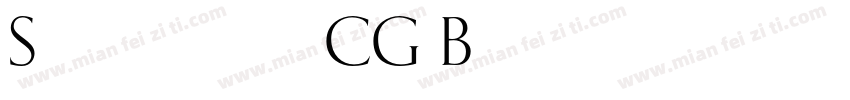 Schneidler CG Bold字体转换